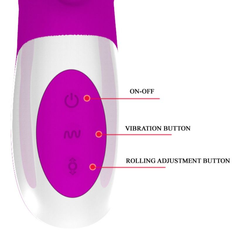 Vibrator, Pretty Love - Adrian, Reincarcabil Multifunctional